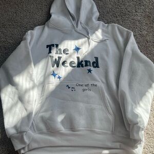 White Graphic Hoodie